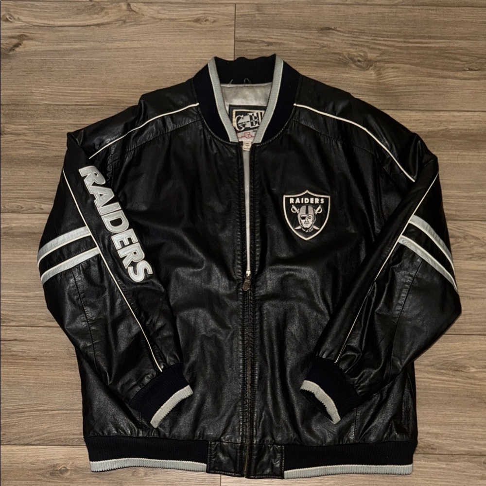 Men’s Leather Raiders Jacket